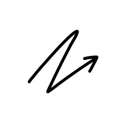 Obraz premium Abstract Arrow Sign