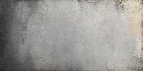 Old weathered gray concrete wall with rough texture and patches of discoloration and stains