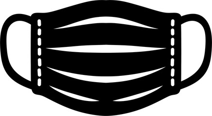 Pandemic mask icon