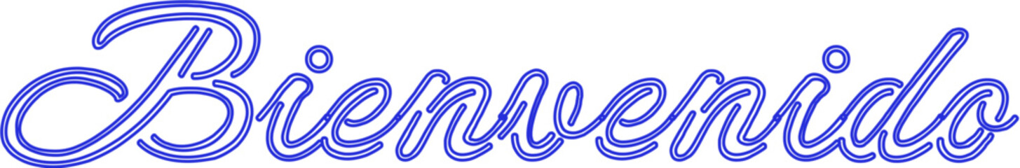 Bienvenido, fondo transparente, palabra png