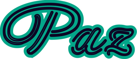 paz, diseño vectorial positivo, PNG sin fondo