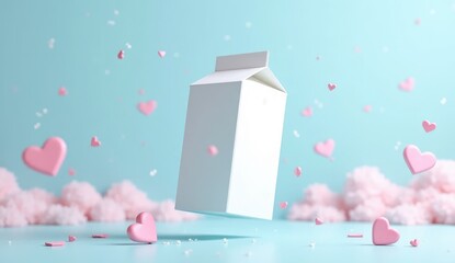 birthday card with pink flowers