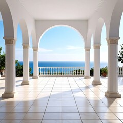 Open Terrace Overlooking the Sea