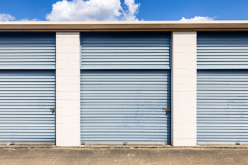 Exterior self storage units