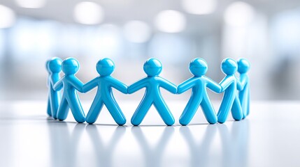 Office team collaboration unity in diversity in a digital business environment