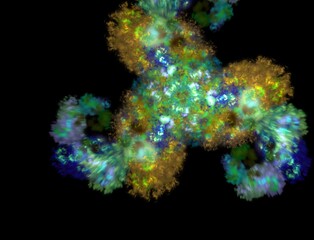 Imaginatory fractal abstract background Image