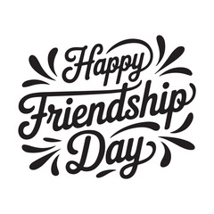 Joyful friendship day celebration with diverse color elements