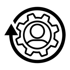 recruitment Line Icon