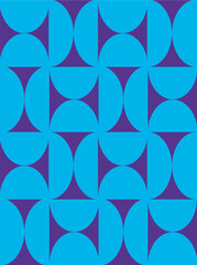 Geometric abstract blue pattern design. Vector illustration
