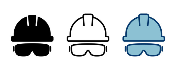 Helmet icon vector isolated on white background. Motorcycle helmets. Racing helmet. construction helmet icon. Safety helmet