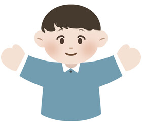 Hand Puppet Set Drawing Illustration 2