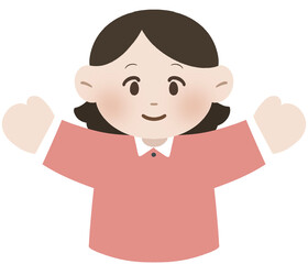 Hand Puppet Set Drawing Illustration 1