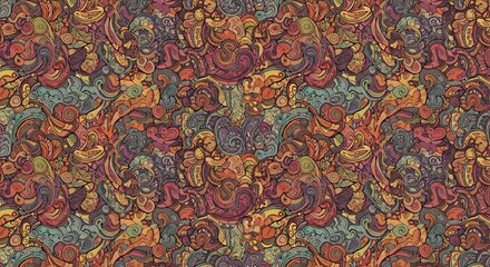 Abstract colorful repeating pattern