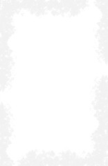 Snowflakes frame, Snowfall border,  Winter background, Christmas blank card