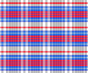Patriotic Shirting Plaid Seamless Repeat