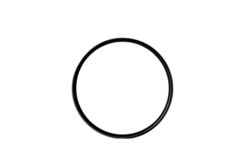 Sleek circle element isolated on a black backdrop, perfect for graphic design projects or modern templates with clean lines, silhouette, transparent background