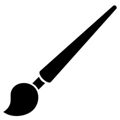 paintbrush, brush, paint, drawing tool icon