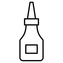 glue, adhesive, liquid, craft, stationery icon
