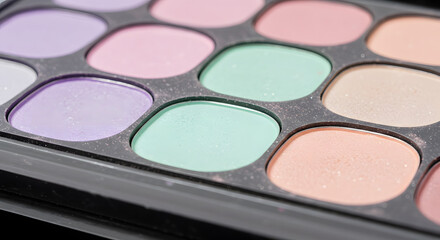 Fototapeta premium make up palette makeup powder