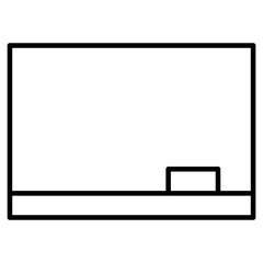 blackboard, chalkboard, classroom icon sign