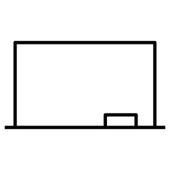 blackboard, chalkboard, classroom icon sign