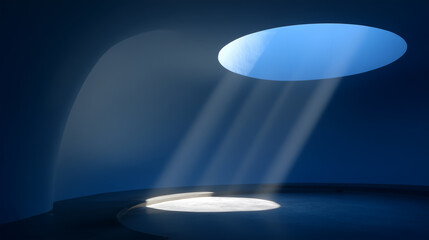 spotlight on the wall