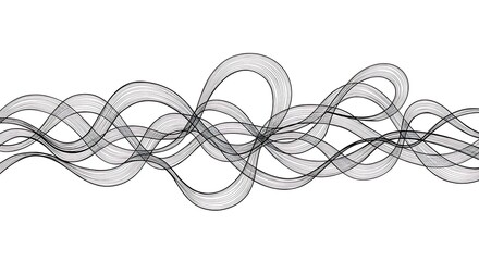 Gray abstract lines background