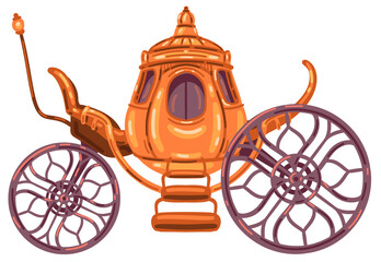 Fototapeta premium Fantasy Horse Carriage