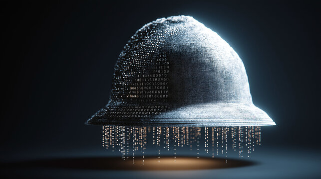 White hat hacker ethical protection. Cybersecurity prevention. Vulnerability threat. Protective dome design for cybersecurity and white hat hacking.