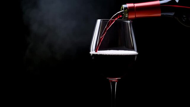glass of red wine