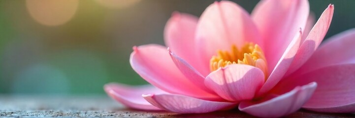 Serene Spa Flower Petals Close-up of Delicate, Soft Petals Evoking Relaxation and Wellness, Ideal for Massage, Beauty, and Spa Marketing Materials.