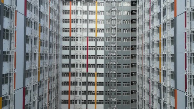Choi Hing Light Public Housing Estate Urban View Hong Kong June 22 2025