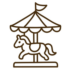 회전목마 여행 드로잉