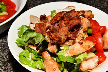 Hearty Chicken and Roasted Vegetable Salad