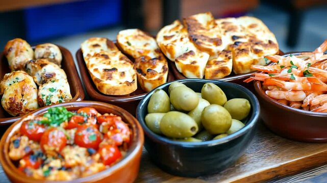 spanish tapas olives