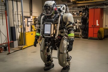 Advanced Robotic Exoskeleton in Industrial Setting for Human Enhancement