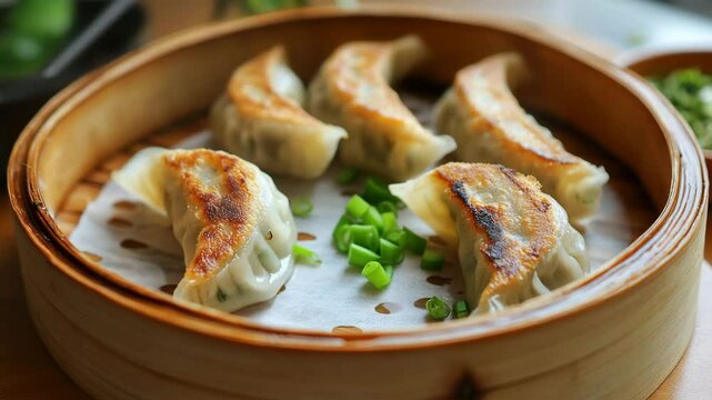 chinese food dumplings, mandu