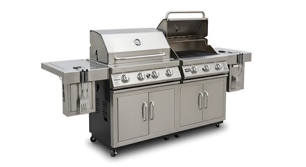 Stainless steel outdoor grill