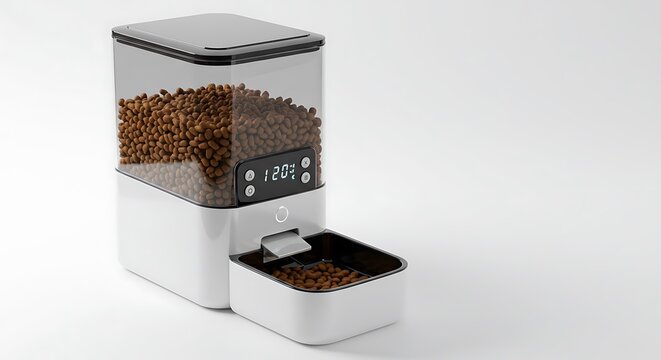 Modern automated pet feeder