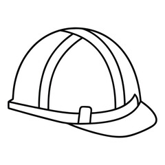 vector illustration of a helmet