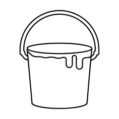 bucket of paint