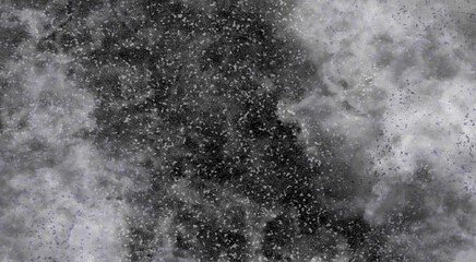 water flowing in the rain. cosmic design. 