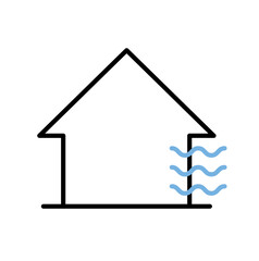 家の換気のアイコンイラスト