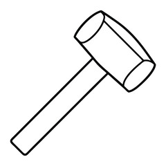 hammer isolated on white