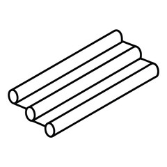 3d rendered illustration of a black and white