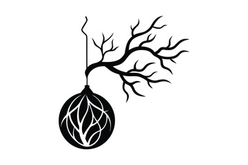 Merry Christmas Ball Ornaments Decoration Design