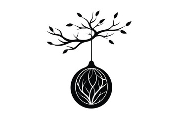 Merry Christmas Ball Ornaments Decoration Design