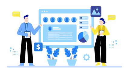 Ideal for business professionals, this presentation showcases data through charts and graphs. Perfect for reports, meetings, and educational presentations.