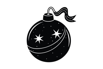 Merry Christmas Ball Ornaments Decoration Design