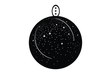 Merry Christmas Ball Ornaments Decoration Design